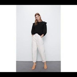 ZARA VOLUMINOUS COMBINATION TOP